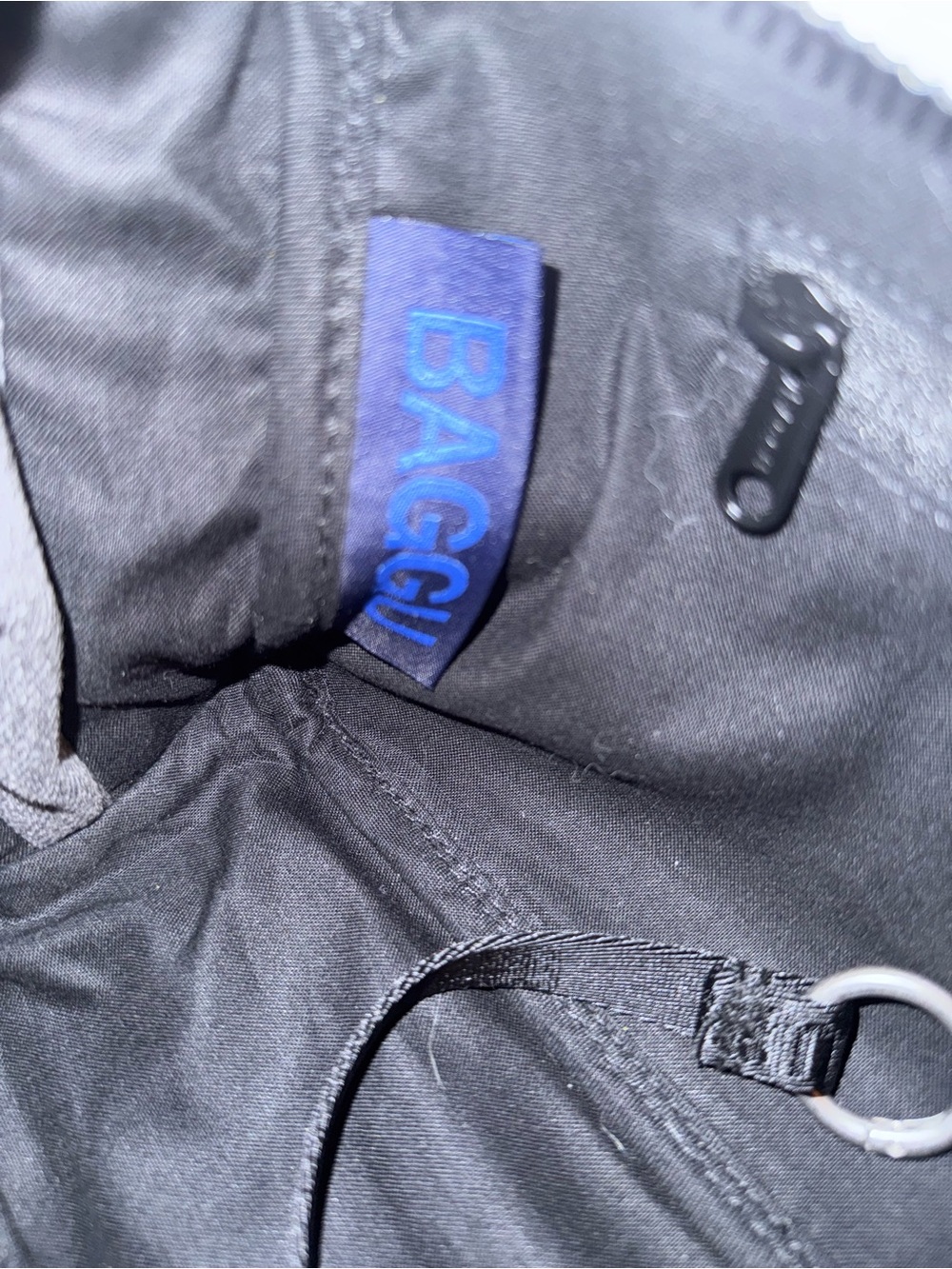 BAGGU Women's Denim Washed Bowler Bag - Picture 4 of 5